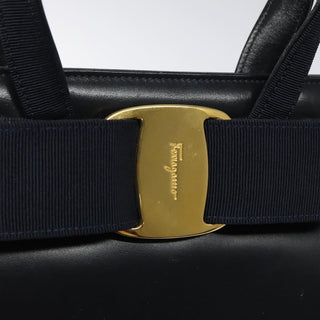 Salvatore Ferragamo Convertible Vara Bow Tote Leather