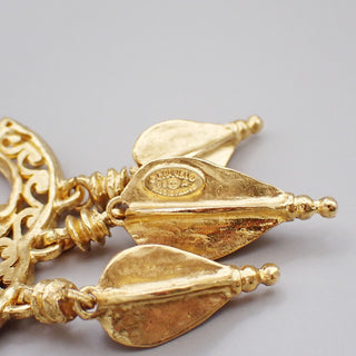 Chanel Vintage CC Fringe Brooch Metal