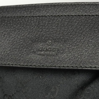 Gucci Vintage Double Belt Bag GG Denim