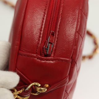 Chanel Vintage Round Tassel Crossbody Bag Quilted Lambskin