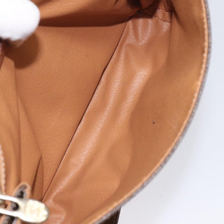 Celine Vintage Macadam Shoulder Bag Canvas and Leather