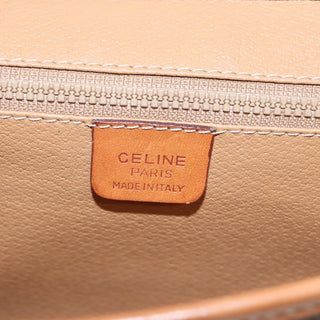 Celine Vintage Macadam Shoulder Bag Canvas