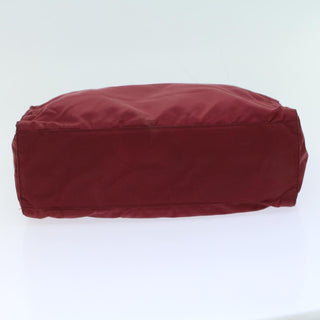 Prada Grommet Lock Flap Chain Shoulder Bag Leather