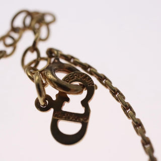 Christian Dior CD Pendant Necklace Metal