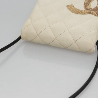 Chanel Cambon Crossbody Bag Quilted Leather