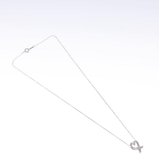 Tiffany & Co. Paloma Picasso Loving Heart Pendant Necklace Silver 925