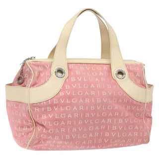 Bvlgari B.Zero1 Logomania Bag Canvas with Leather