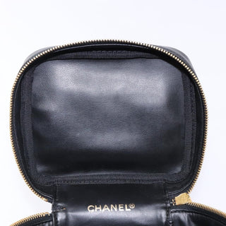 Chanel Vintage Timeless Cosmetic Case Caviar
