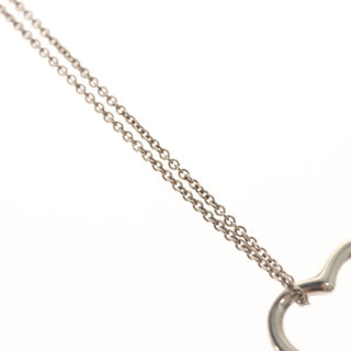 Tiffany & Co. Elsa Peretti Open Heart Pendant Necklace Sterling Silver