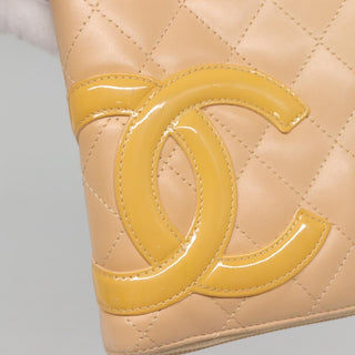 Chanel Cambon Zip Around Organizer Wallet Quilted Lambskin