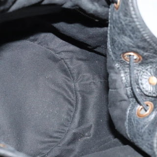 Balenciaga Pom Pon Giant Studs Bag Leather