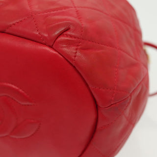 Chanel Drawstring Bucket Bag Lambskin