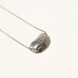 Tiffany & Co. Elsa Peretti Bean Pendant Necklace Sterling Silver