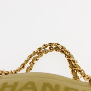 Chanel Vintage Logo Chain Tote Caviar