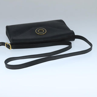 Celine Vintage Circle Logo Crossbody Bag Leather