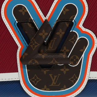 Louis Vuitton Twist Top Handle Bag Limited Edition Peace Love Epi and Monogram Canvas
