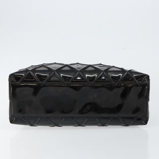 Chanel Vintage CC Lock Flap Shoulder Bag Quilted Patent