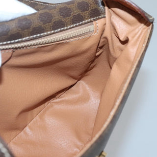 Celine Vintage Macadam Shoulder Bag Canvas