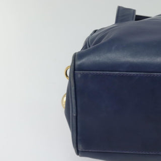 Celine Circle Logo Handbag Leather