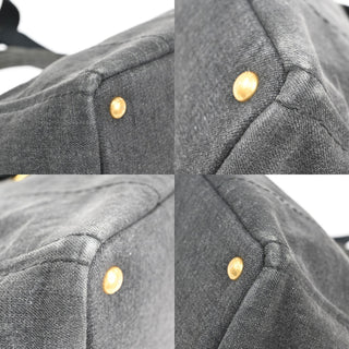 Prada Canapa Convertible Tote Denim