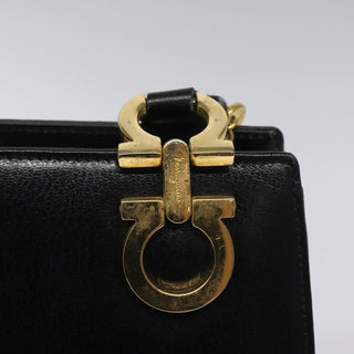 Salvatore Ferragamo Gancini Shoulder Bag Leather