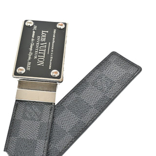 Louis Vuitton Inventeur Belt Damier Graphite