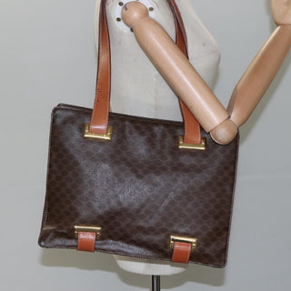 Celine Macadam Shoulder Bag PVC Leather