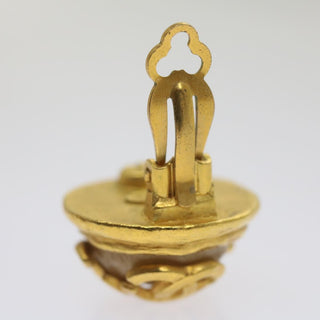 Chanel Vintage Triple cc earrings Metal