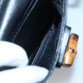 Gucci Vintage Bamboo Backpack Leather