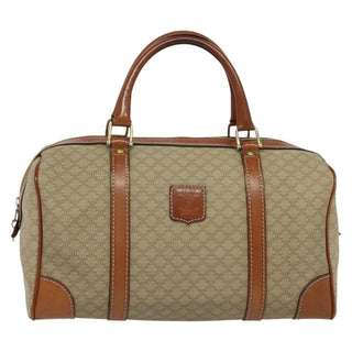 Celine Vintage Duffle Bag Macadam Coated Canvas