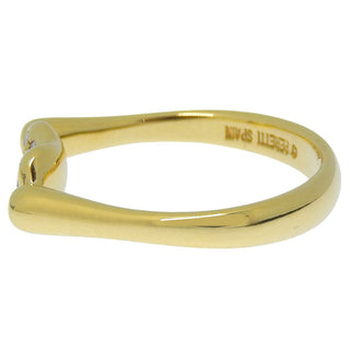 Tiffany & Co. Elsa Peretti Bean Ring 18K Yellow Gold with Diamonds