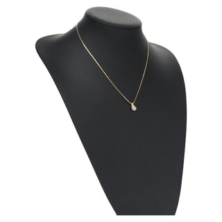 Christian Dior CD Pendant Necklace Gold-plated