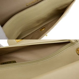 Chanel Vintage Classic Double Flap Bag Quilted Lambskin