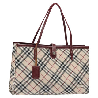Burberry Nova Check Tote Nylon