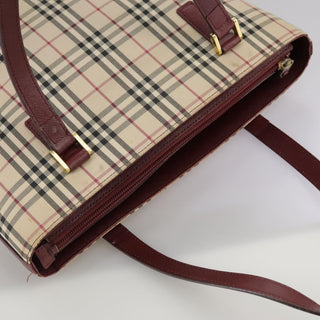 Burberry Nova Check Tote canvas check pattern