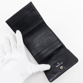 Chanel Bi-Fold Wallet Quilted Patent