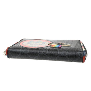 Gucci Night Courrier Bifold Wallet GG Coated Canvas with Applique