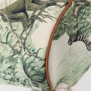 Hermes Panier De Plage Handbag Printed Canvas