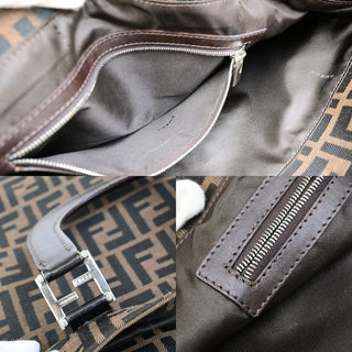 Fendi Vintage FF Handle Tote Zucca Canvas