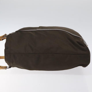Gucci Vintage Bamboo Handle Tote Nylon