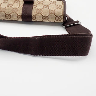 Gucci Buckle Belt Bag GG Canvas