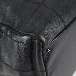 Chanel Square Stitch Shoulder Bag Quilted Caviar