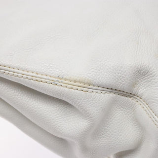 Chanel Vintage Wooden Ring Tote Leather