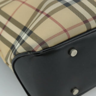 Burberry Nova Check Tote Canvas and Leather