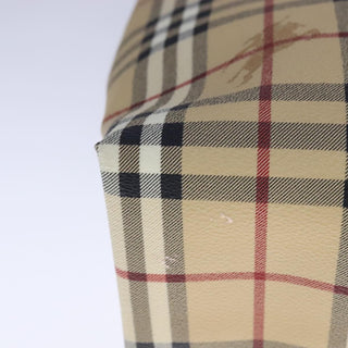 Burberry Top Handle Tote Haymarket Coated Canvas