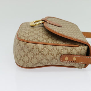 Celine Vintage Macadam Shoulder Bag Canvas