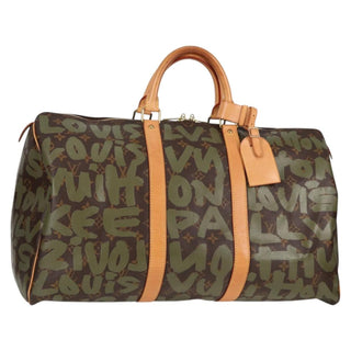 Louis Vuitton Keepall Bag Limited Edition Monogram Graffiti