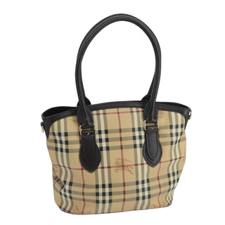 Burberry Newfield Tote Haymarket Coated Canvas