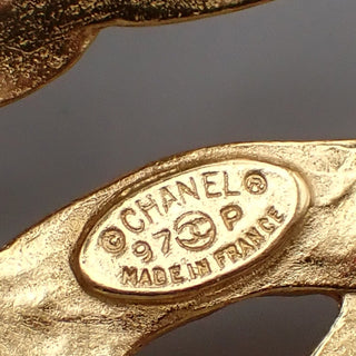 Chanel Vintage CC Logo Brooch Metal