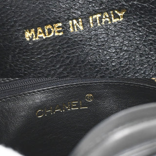 Chanel Vintage CC Oval Chain Bag Leather